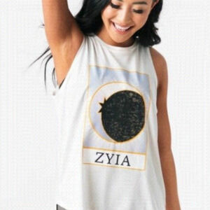 Euc Zyia Active, 2 Moon Tank Top, Size L